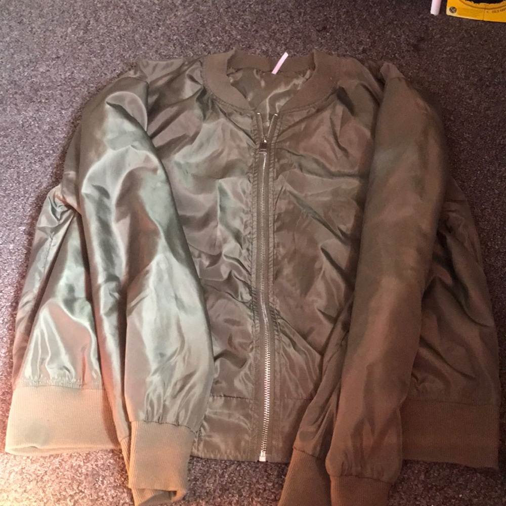 A green jacket
